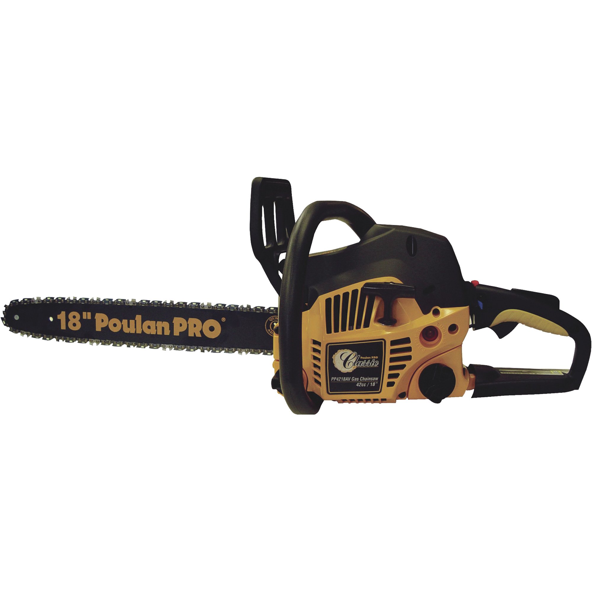 Poulan Pro Chainsaw — 18in. Bar, 42cc, 3/8in. Pitch, Model# PP4218A